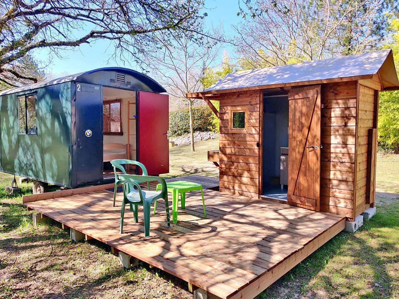 Camping La Vaugelette - Drome Montclar-sur-Gervanne Екстериор снимка